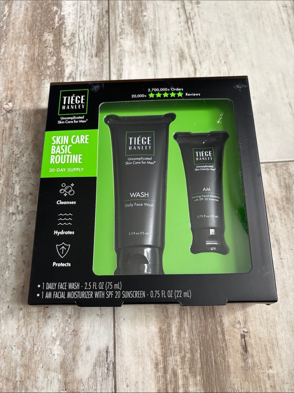 Tiege Hanley Skin Care Basic Routine - Black